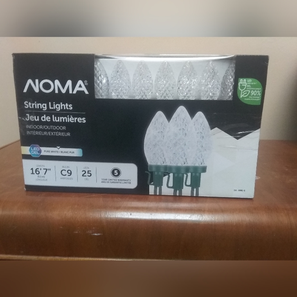 🇨🇦🍁 🎄🎄LED Xmas Pure White String Lights🎄🎄 - NOMA New in Box🇨🇦🍁